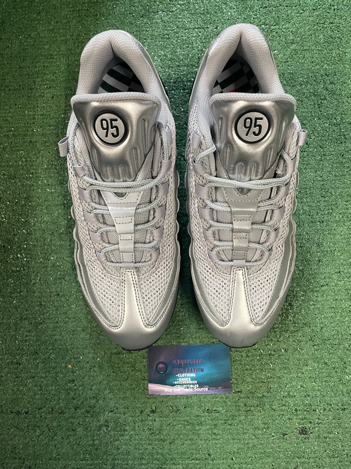 Nike Air Max 95 metallic silver size 10men/11.5women