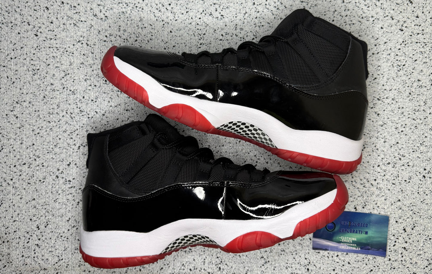 Jordan 11 Bred 10.5 Men/12 Women “Preowned”