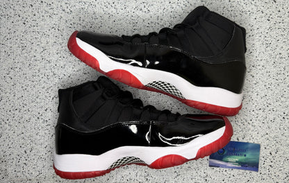 Jordan 11 Bred 10.5 Men/12 Women “Preowned”