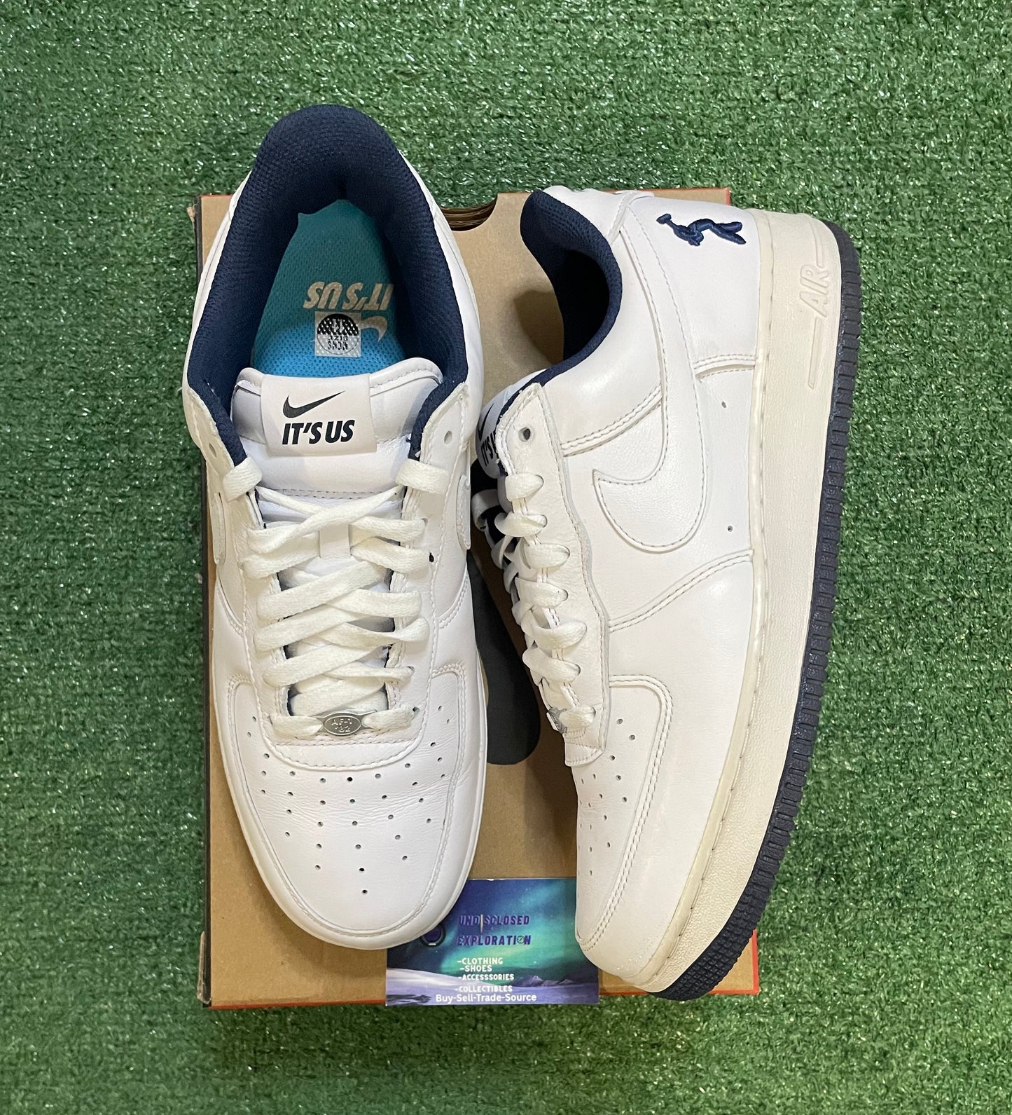 Nike Force 1 low concrete boys size 11men/12.5women