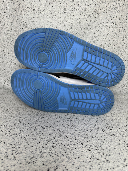 Jordan 1 UNC Toe 9.5 Men/11 Women “Preowned”