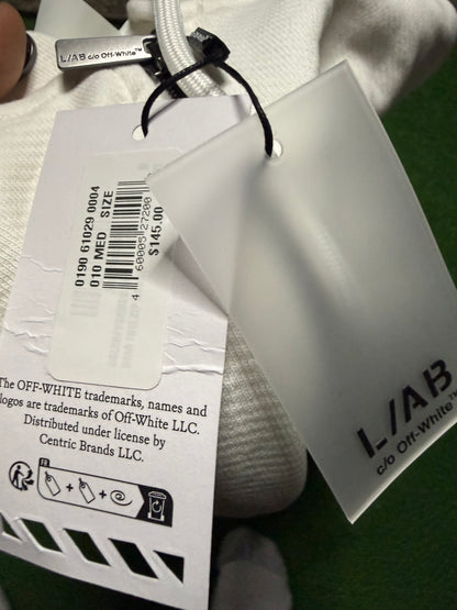 Off-White L/AB Zip Up Hoodie