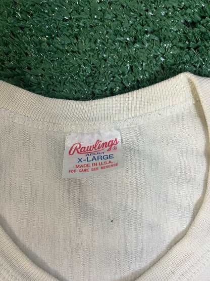 Vintage 1980s Seattle Seahawks Rawlings 80 Jersey Style tee