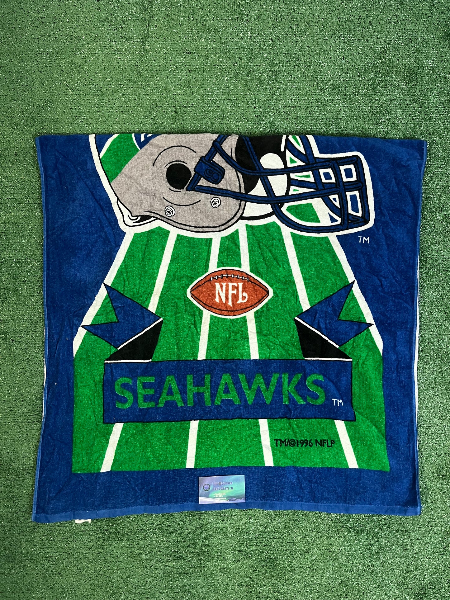 Vintage 1996 Seattle Seahawks towel