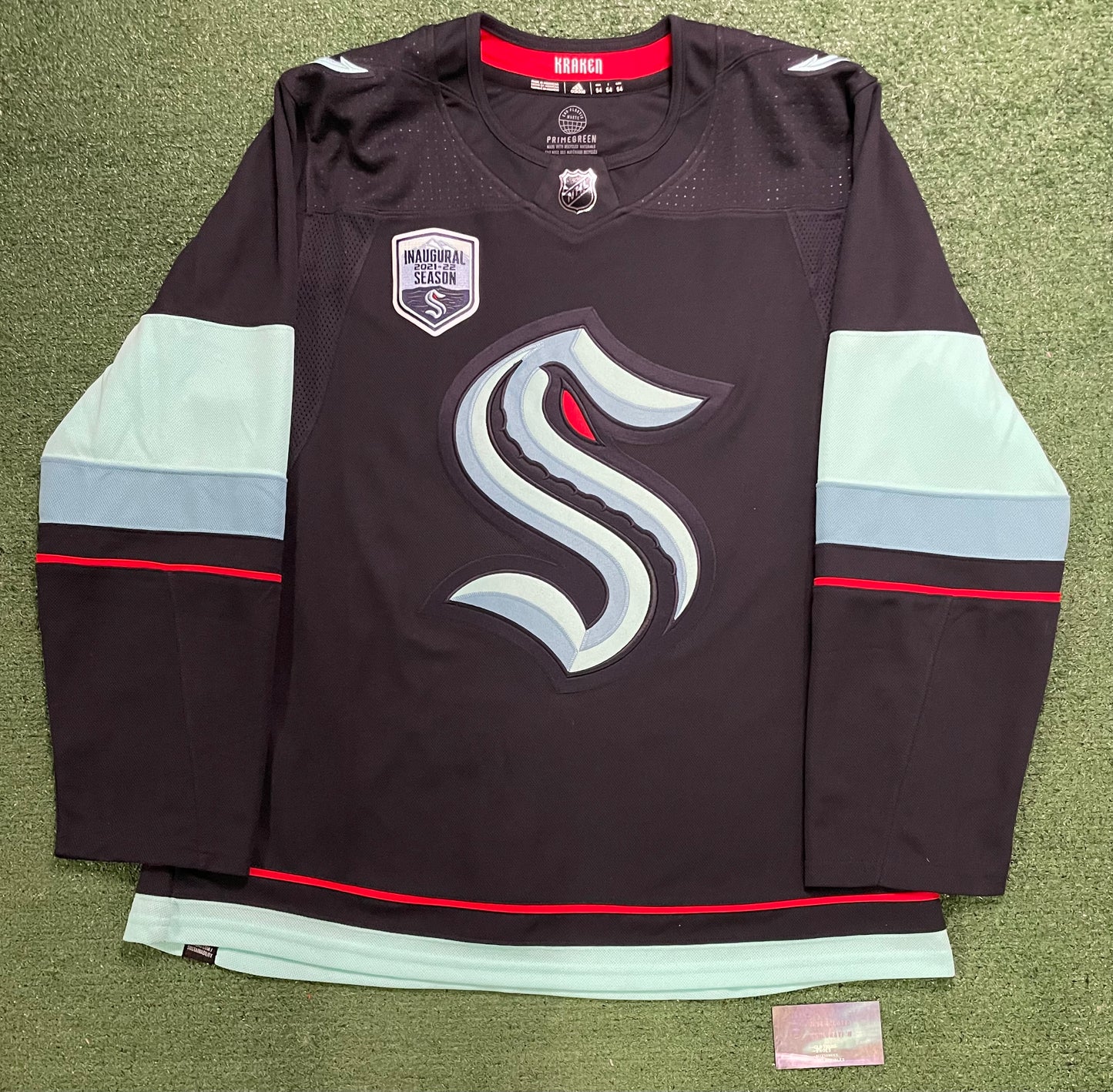 Seattle Kraken inaugural season patch hockey jersey