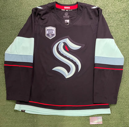 Seattle Kraken inaugural season patch hockey jersey