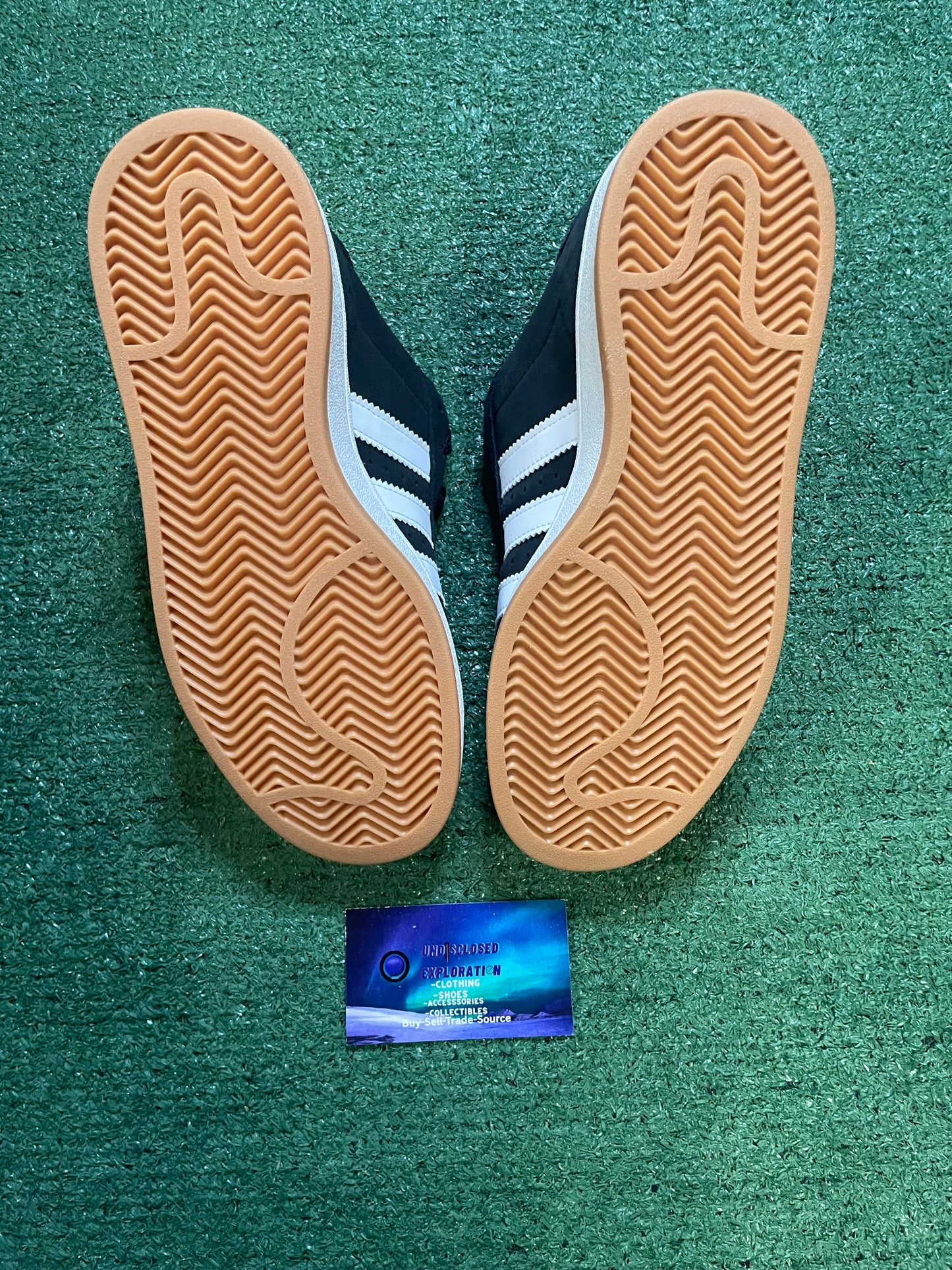 Adidas campus black white gum