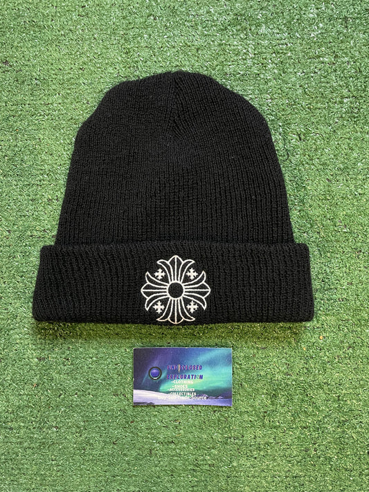 Chrome Hearts plus cross black beanie