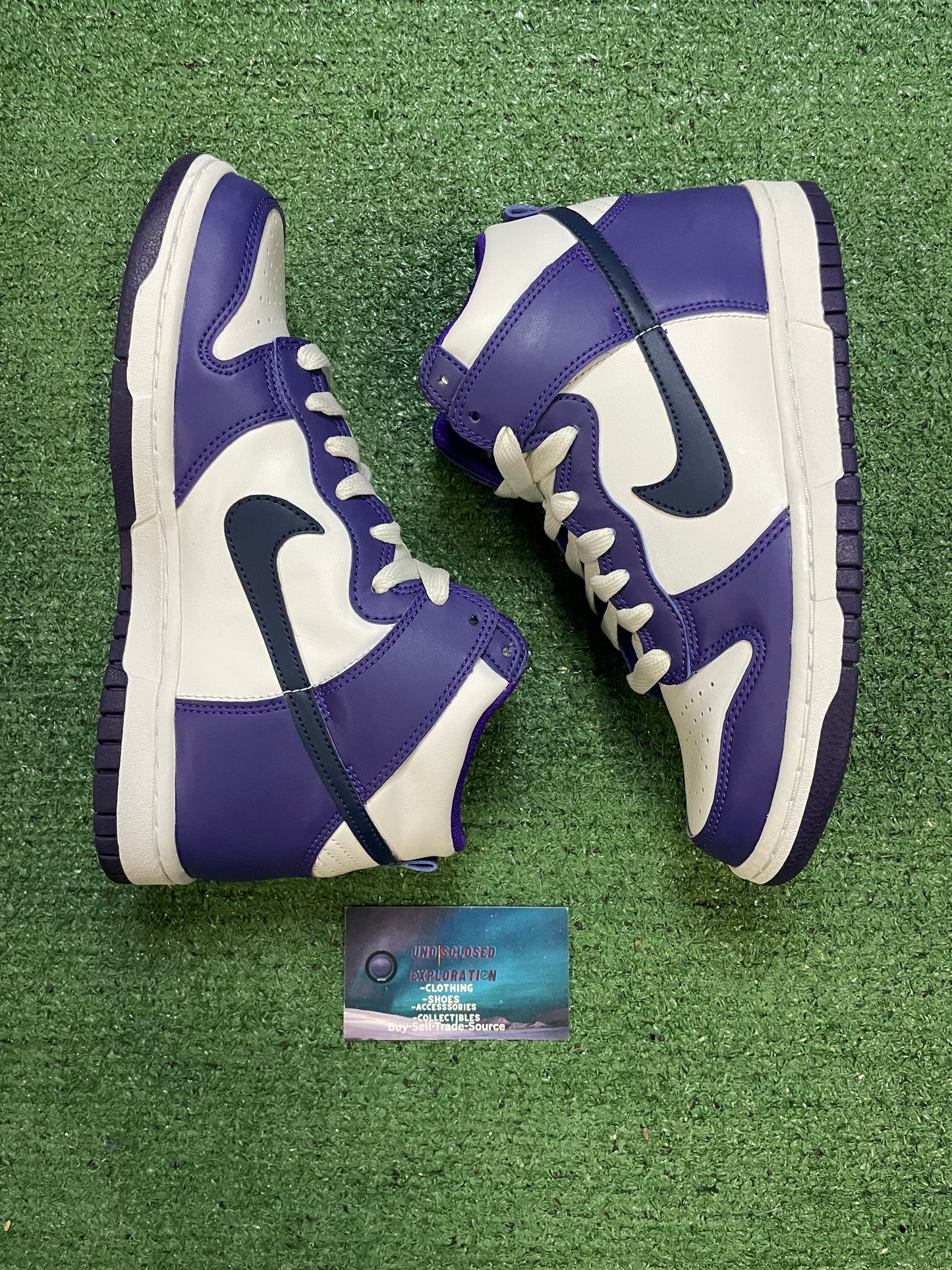 Nike dunk high midnight navy size 5.5youth/7women