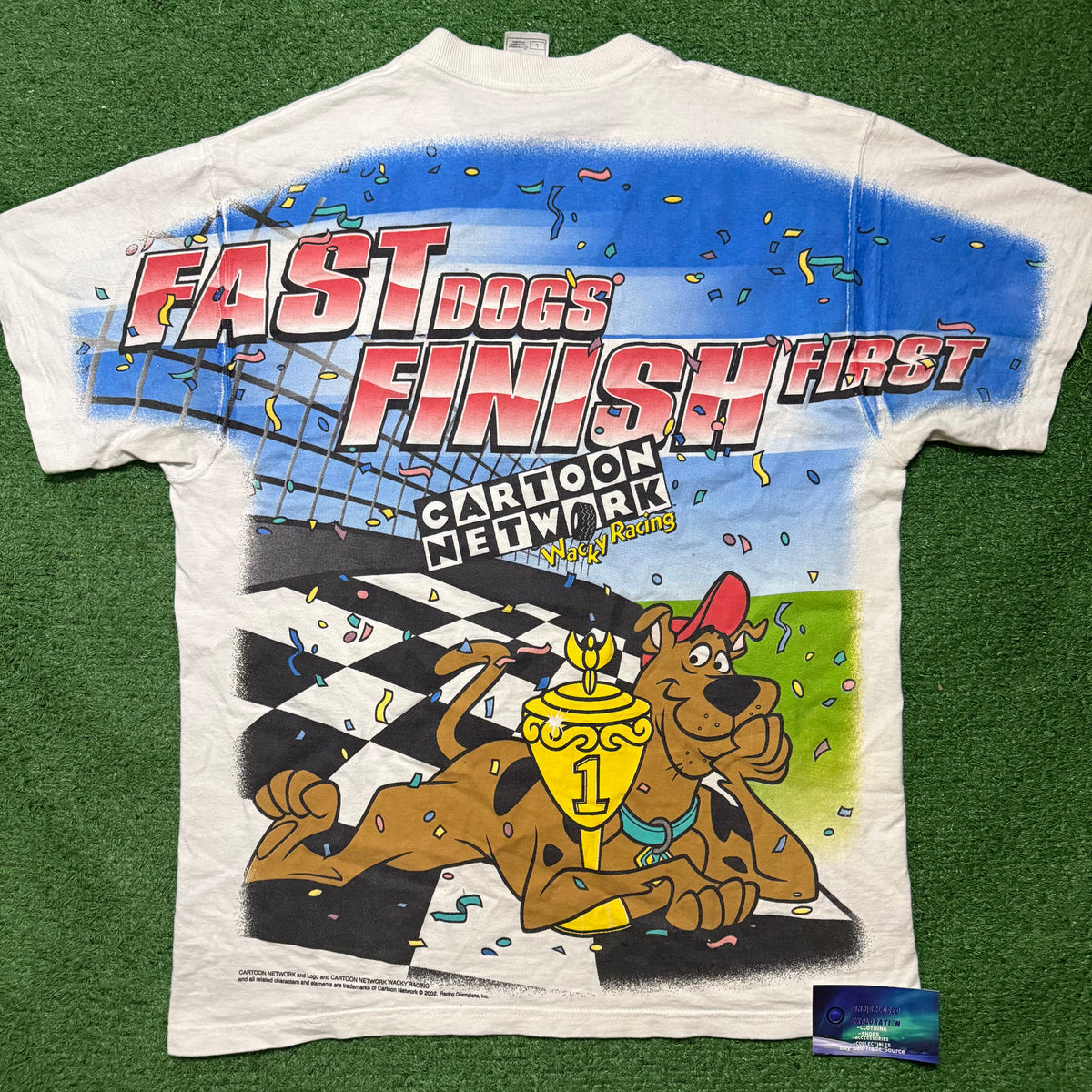 Vintage Scooby Doo Cartoon Network NASCAR Shirt