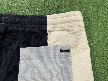 Pacsun patchwork multicolor shorts