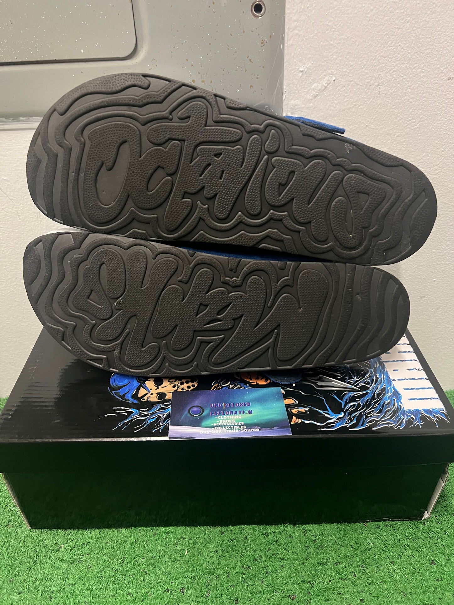 OMNEWYORK Octavious marks sub zero blue clogs size 11men/12.5women