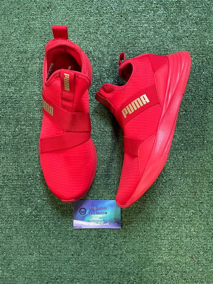 Puma Radiate High risk red 8.5men/10women