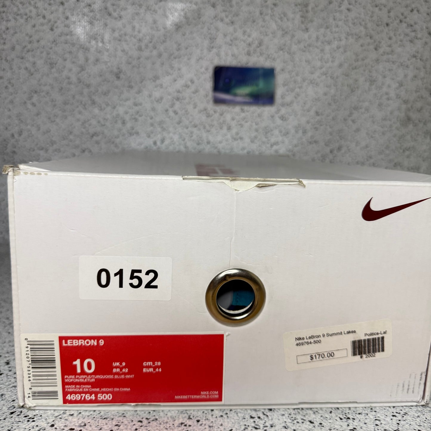Nike LeBron 9 Summit Lake Hornets 10 Men “Preowned”