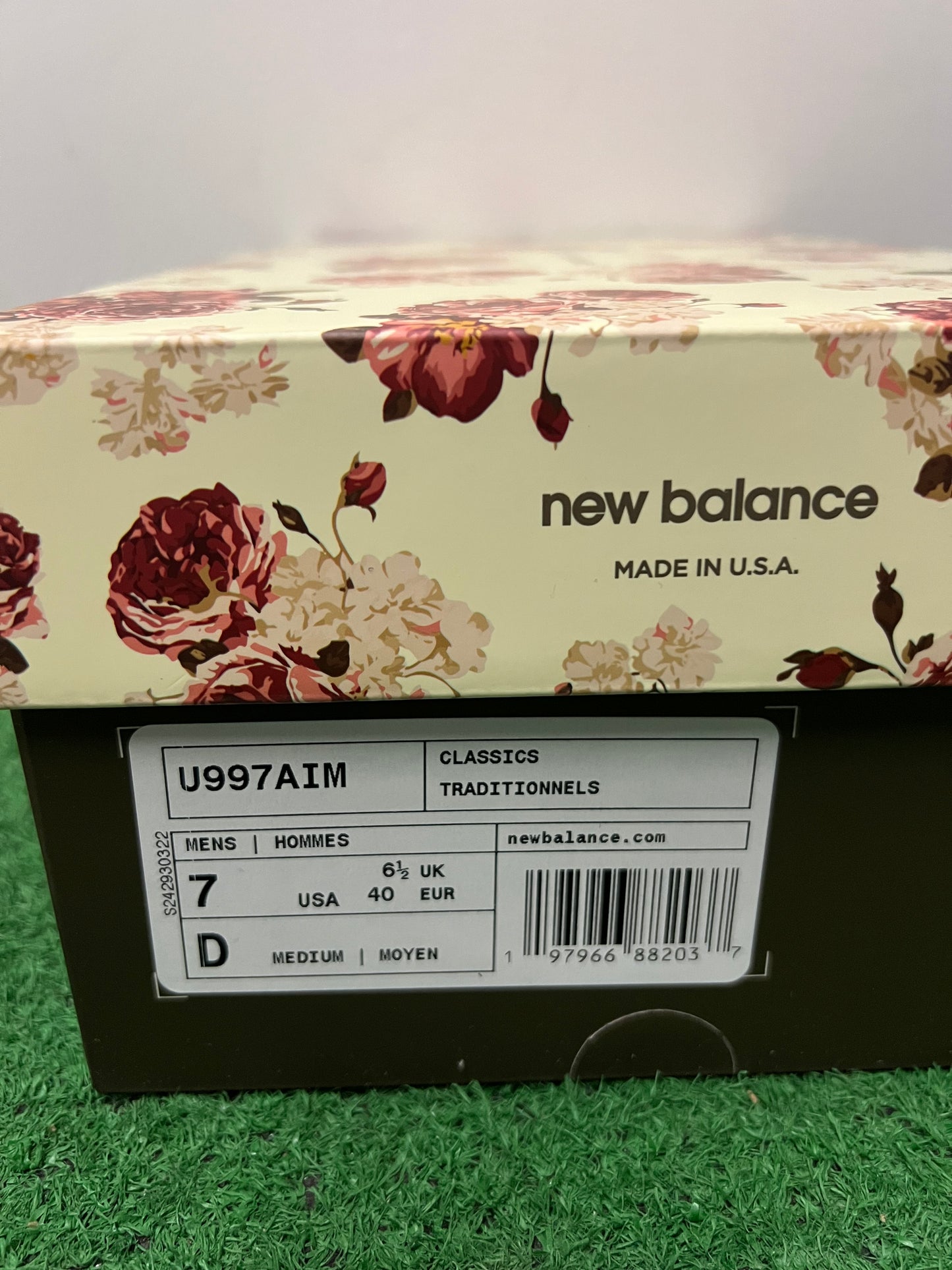 New balance 997 x Aime Leon dore dark moss angora