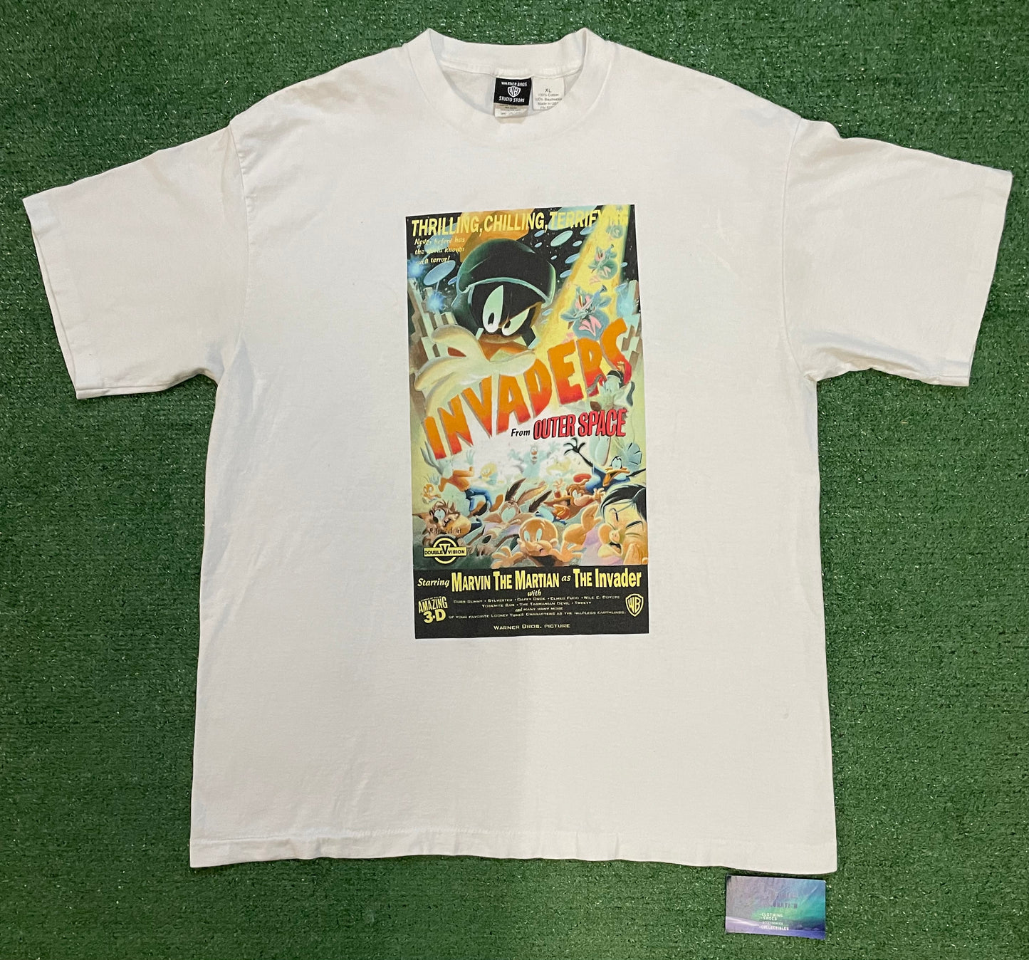 Vintage 1990s invaders from outer space Marvin The Martian tee