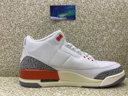 Jordan 3 Georgia Peach 10 Men/11.5 Women “Preowned”