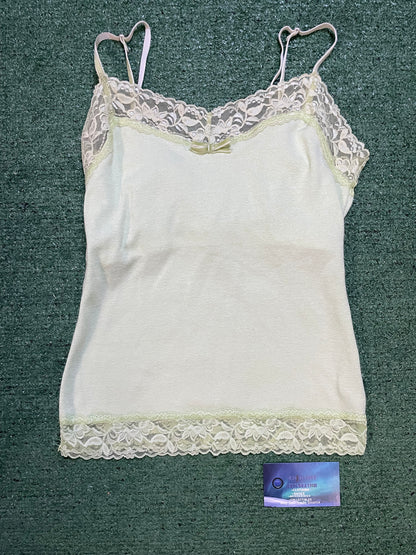 Vintage Bleu Jeans cami  pistachio top