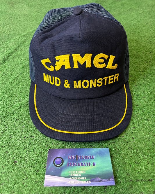 Vintage 1980s Camel Pit Crew mud & monster Hat