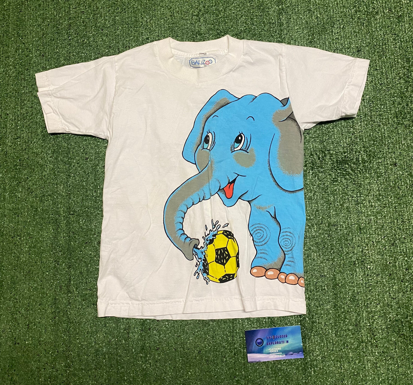 Vintage Baby Elephant Soccer Tee