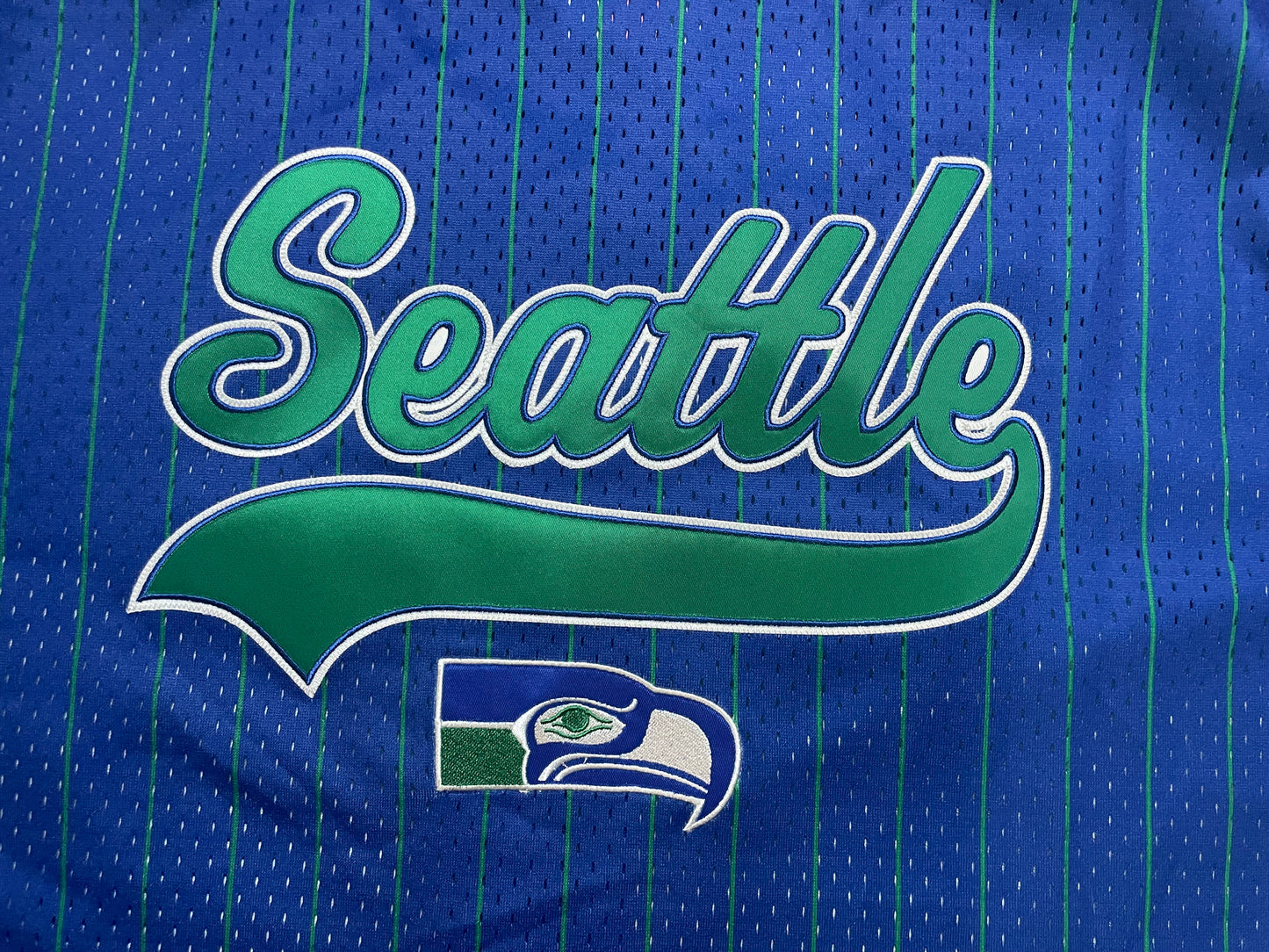 Seattle Seahawks Mitchell & Ness baseball jersey