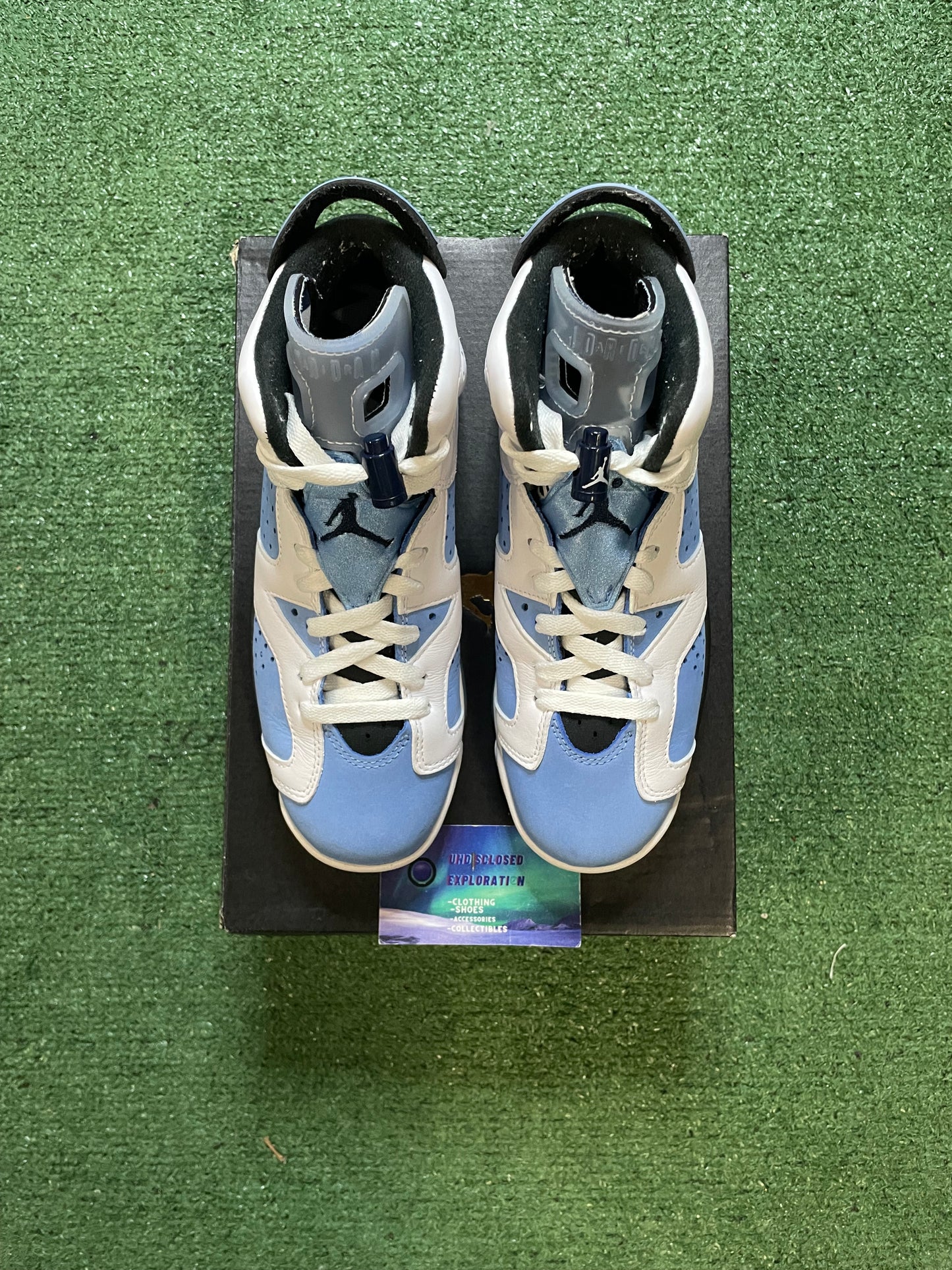 Air Jordan 6 UNC white size 5.5youth/7women