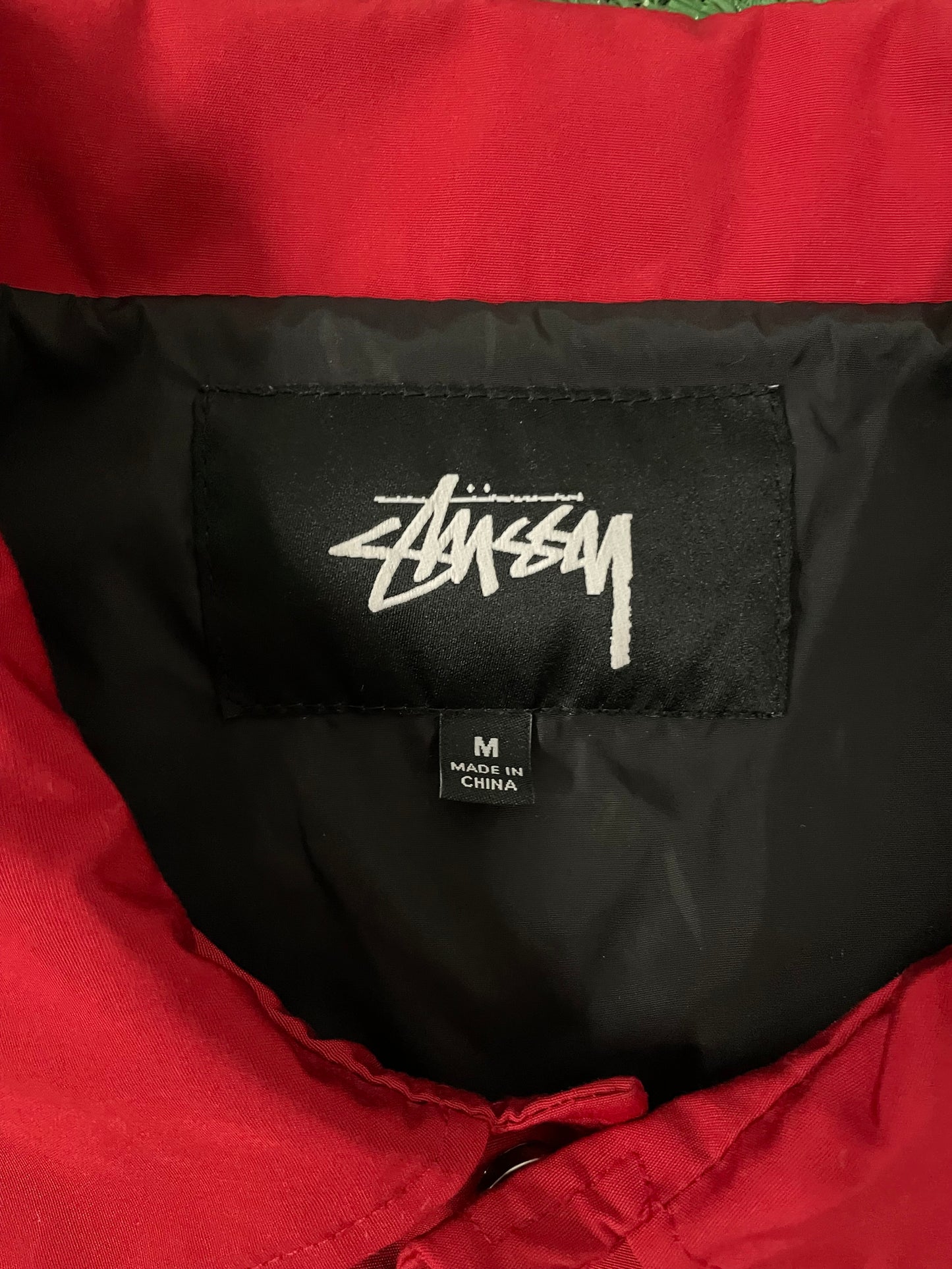 Stussy classic coach red jacket