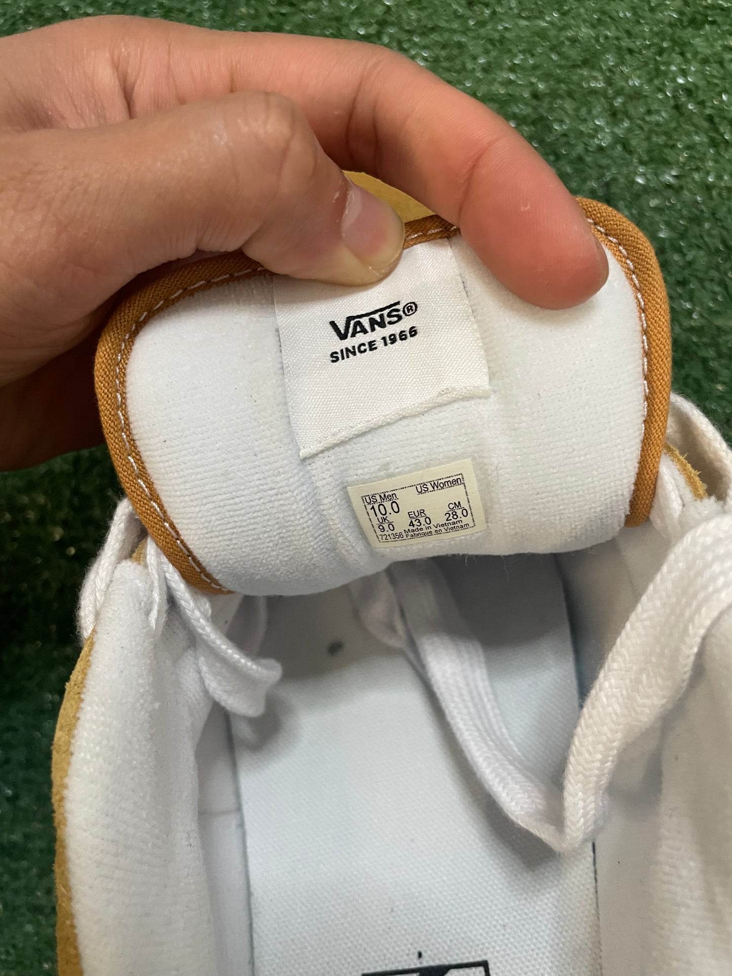 Vans knu skool honey yellow 10men/11.5women