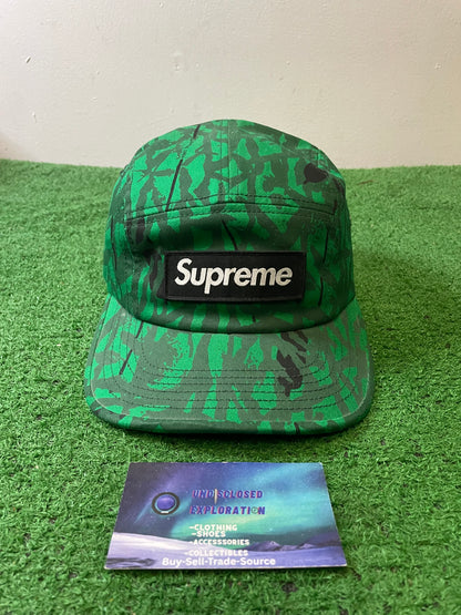 Supreme reed camo box logo hat