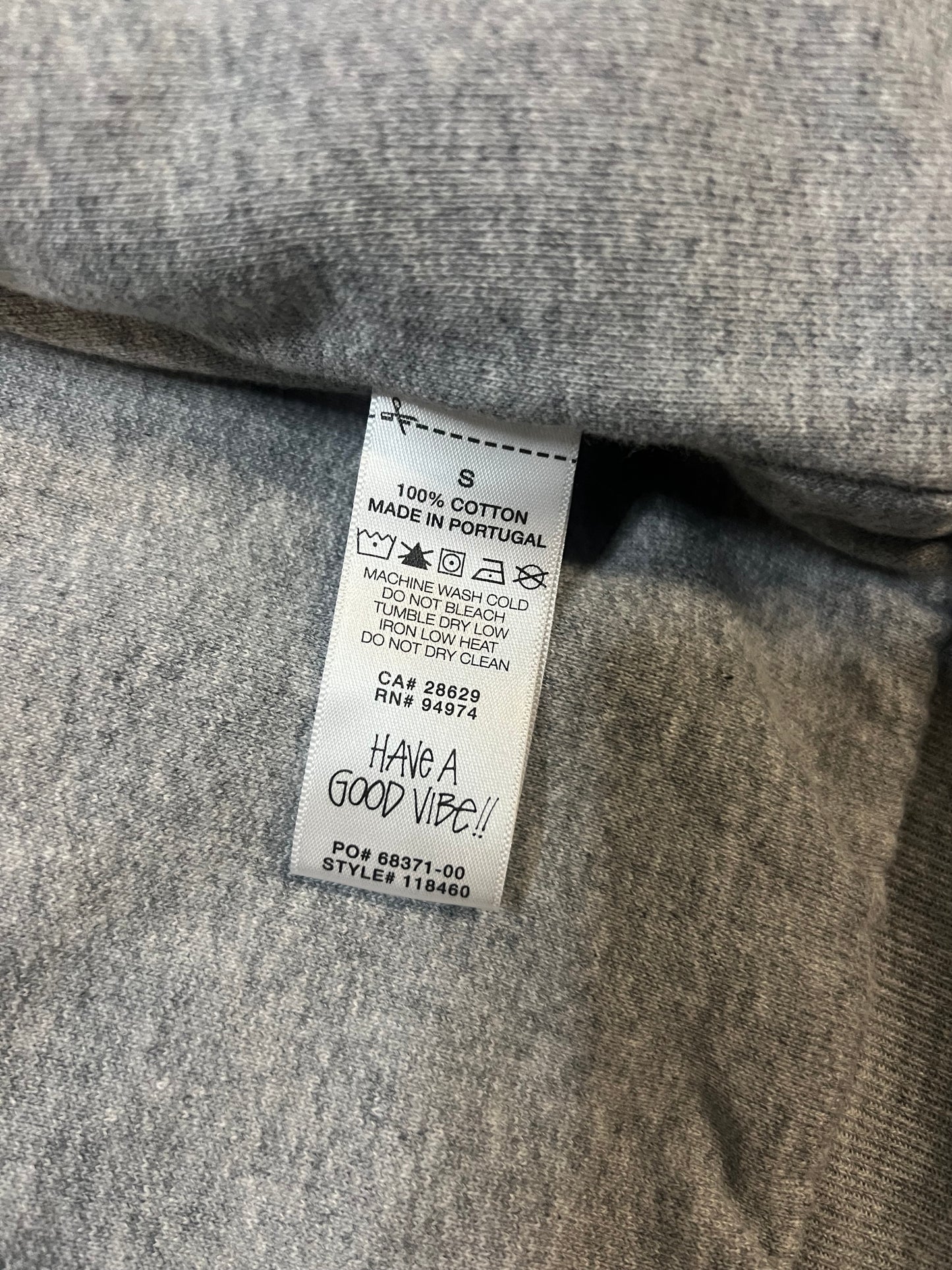 Stussy Double Face Label Zip up grey Hoodie