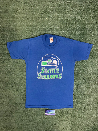 Vintage 1990s Seattle Seahawks Blue tee