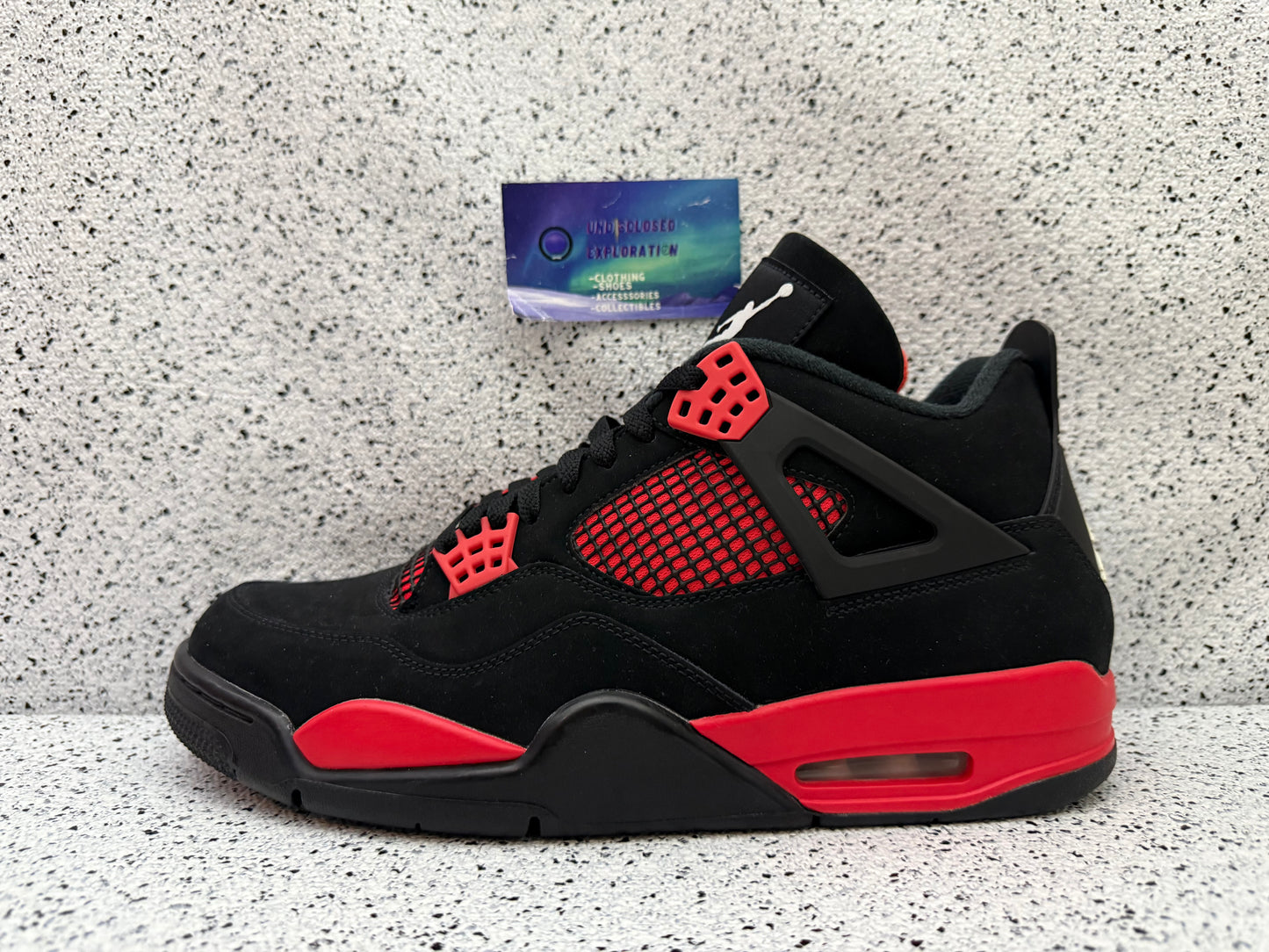 Jordan 4 Red Thunder 10.5 Men/11 Women “Preowned”