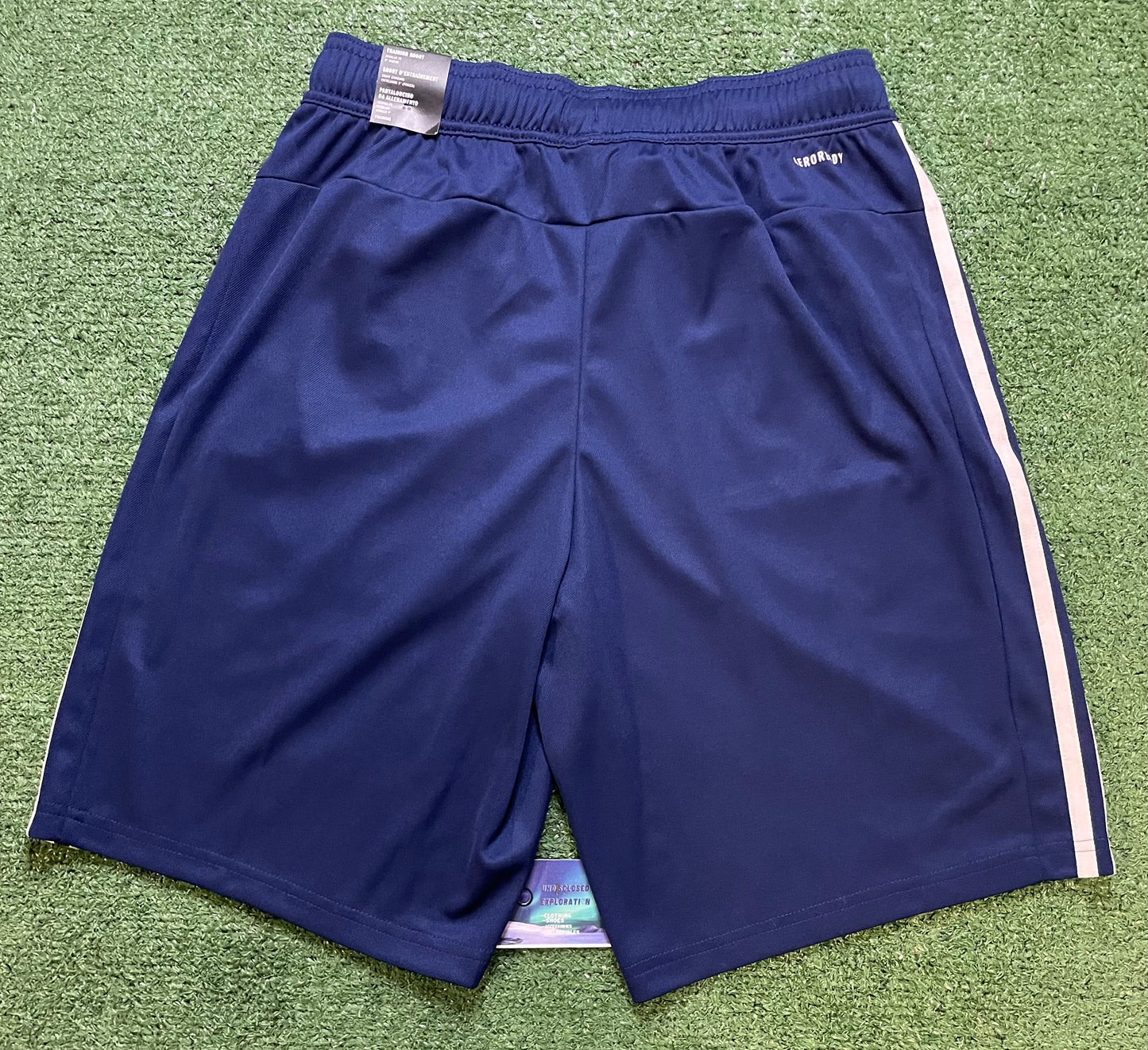 Adidas essential dark navy blue shorts