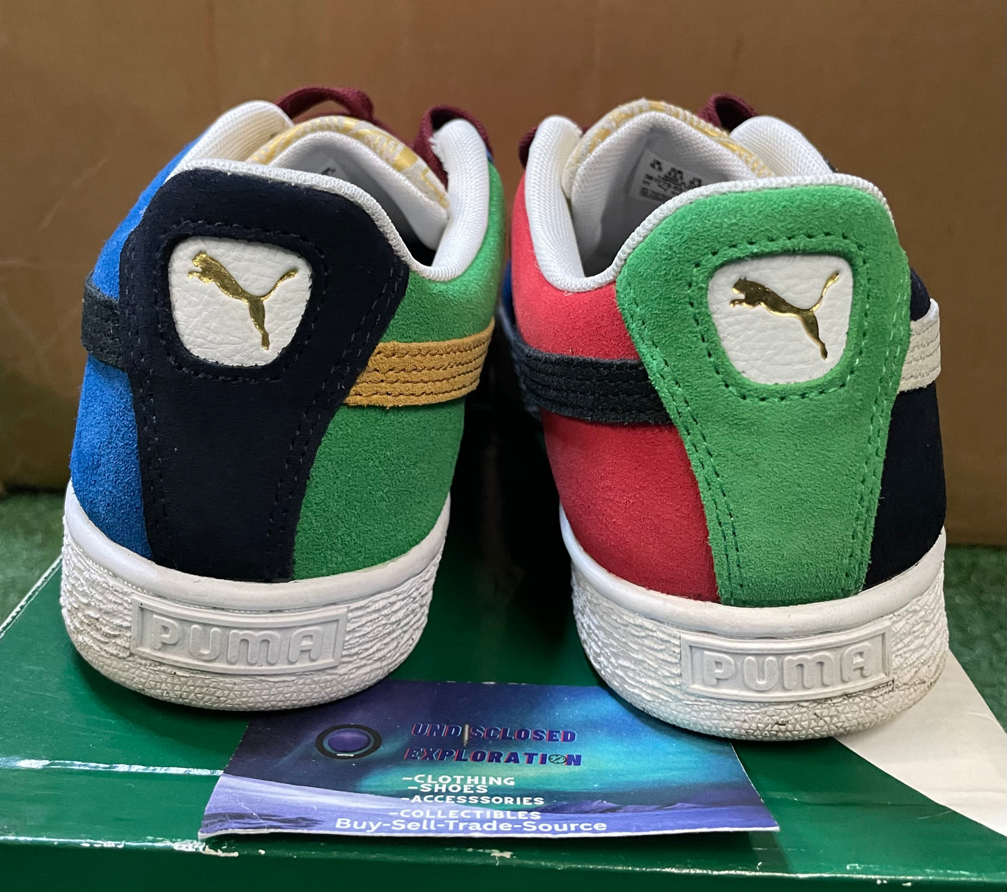 Puma suede classix multicolor size 9.5men/11women