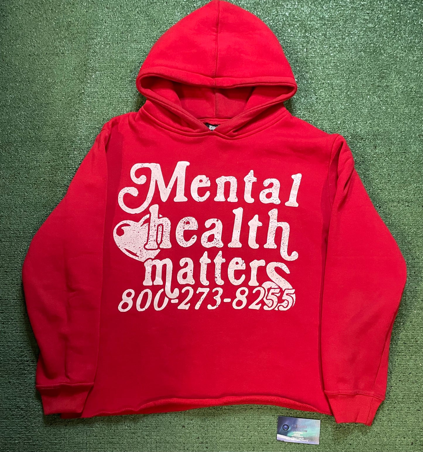 Euphoric mental Health matters red hoodie