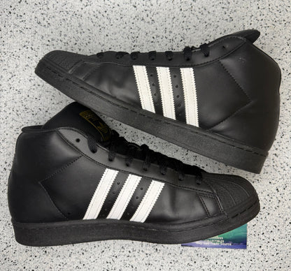 Adidas Pro Model Black White 9.5 Men “Preowned”