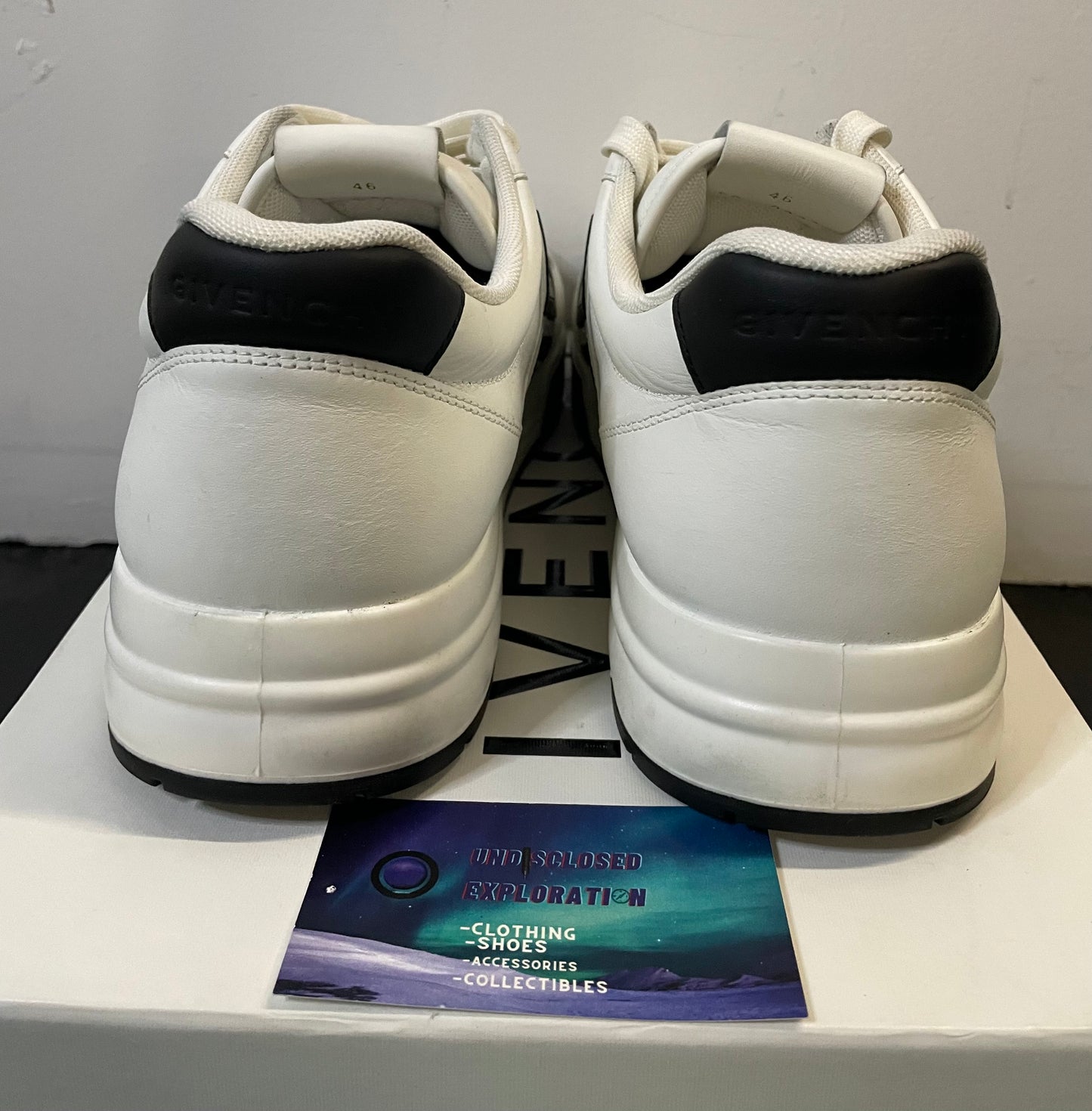 Givenchy G4 black and white sneakers size 13men/14.5women(EU 46)