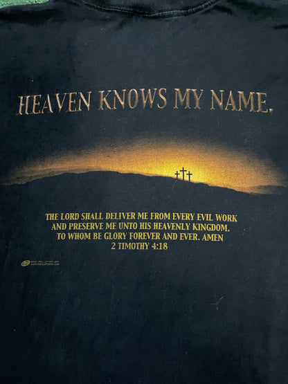 Vintage 1990s Jesus Because of Him tee