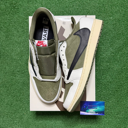 Jordan 1 Low Travis Scott Medium Olive