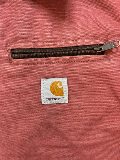 Vintage 2000s Carhartt Detroit rose pink jacket