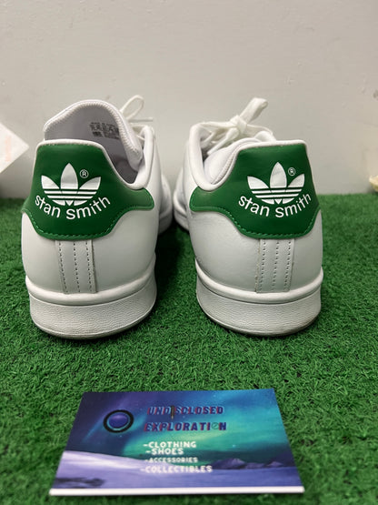 Adidas Stan smith white and green size 11men/12.5women