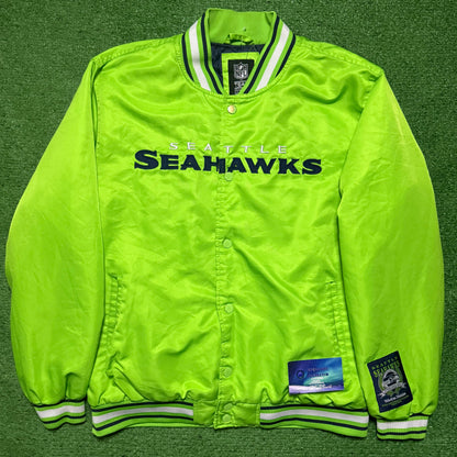Seattle Seahawks Satin Jacket