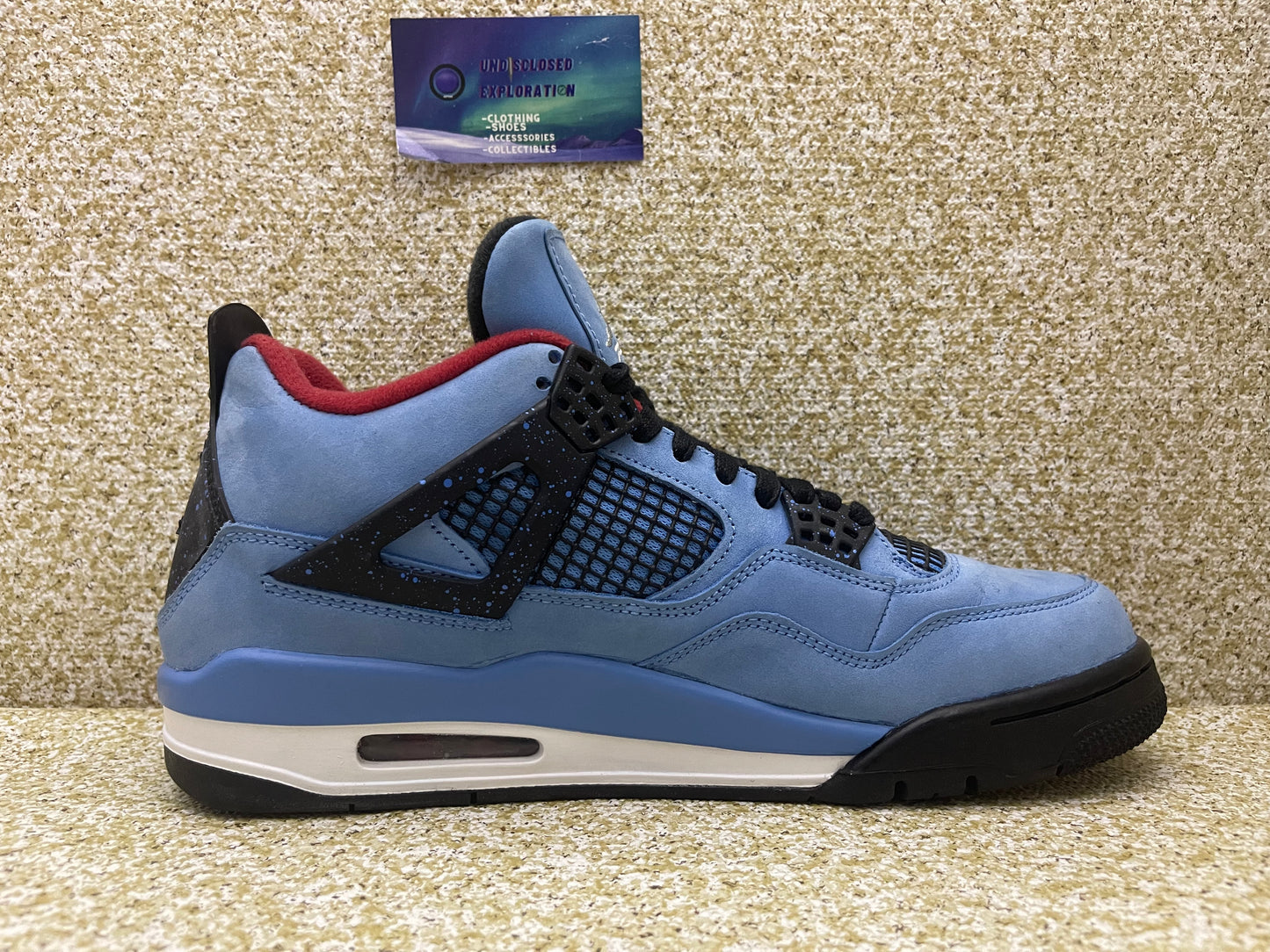 Jordan 4 Travis Scott Cactus Jack 10 Men/11.5 Women “Preowned”