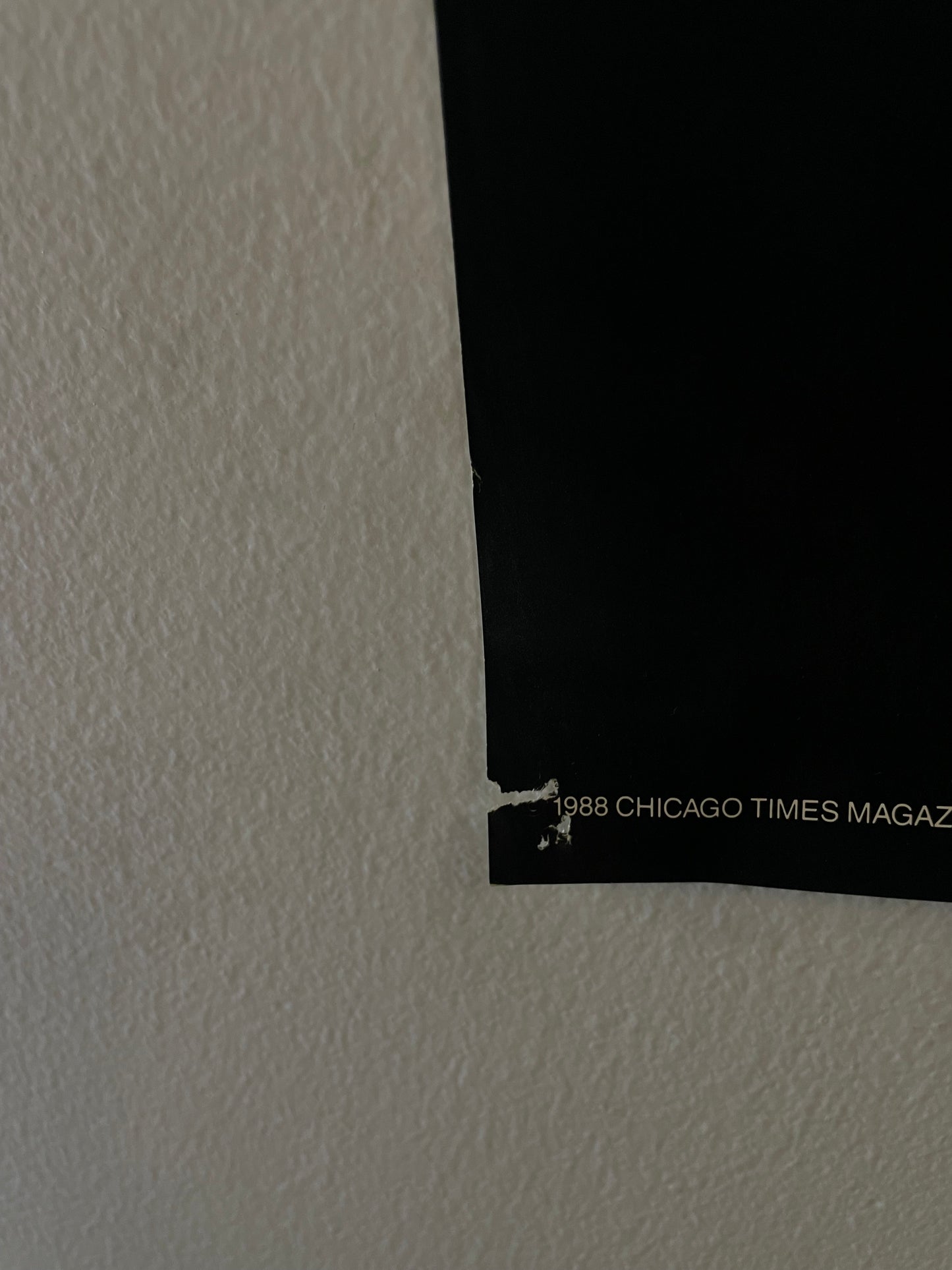 Vintage 1980s Chicago Times Micheal Jordan Walter Payton Andre Dawson poster
