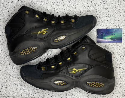 Reebok AI Question Mid Lux Black Gold