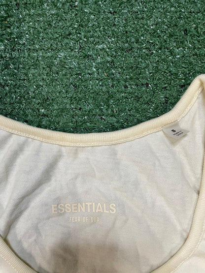 Fear of God Essentials cream tank top