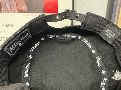 Vintage 2000s Affliction triple cross cadet hat