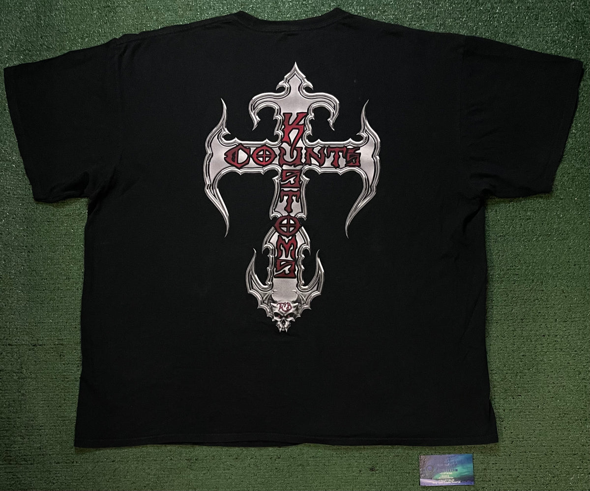 Counts Kustoms Las Vegas chrome  tee