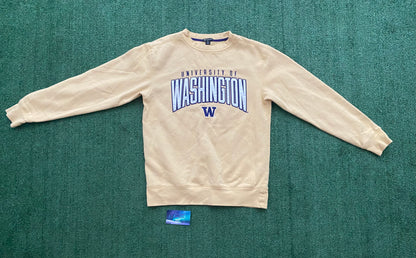 Vintage University of Washington spell out embroidered crewneck