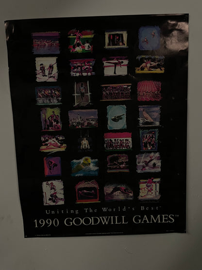 Vintage 1990 Goodwill Games poster